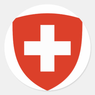 Adesivo Símbolo oficial da heráldica da brasão da suiç