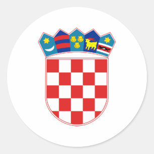 Adesivo Símbolo oficial da heráldica da brasão de Croat