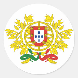 Adesivo Símbolo oficial da heráldica da brasão de Portu