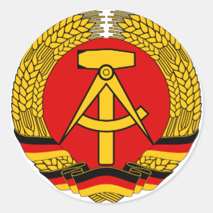 Adesivo Símbolo oficial da heráldica de East Germany da
