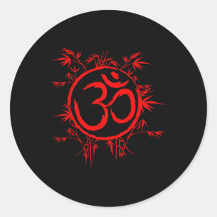 Adesivo Símbolo Om Ohm Aum Presente Espiritual Ioga _1