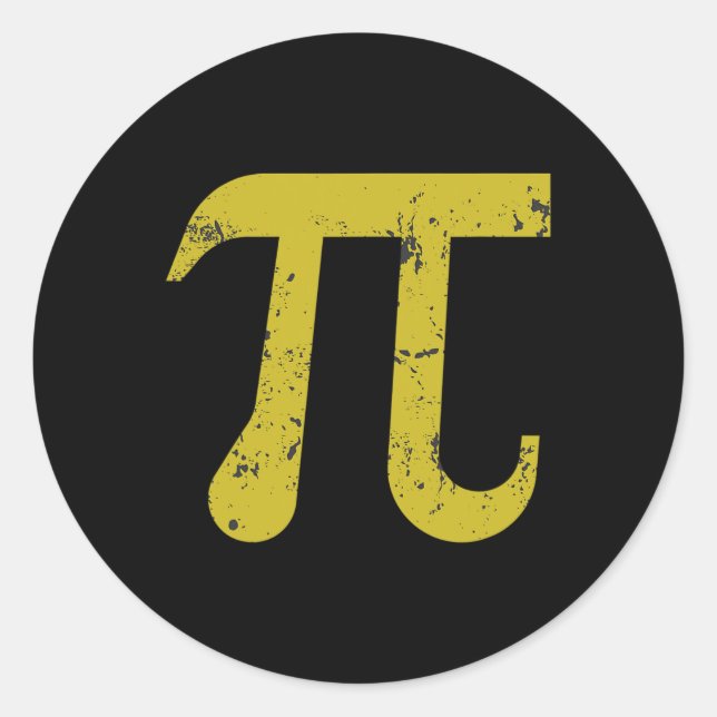 Adesivo Símbolo Pi Day 2025 Pi (Frente)