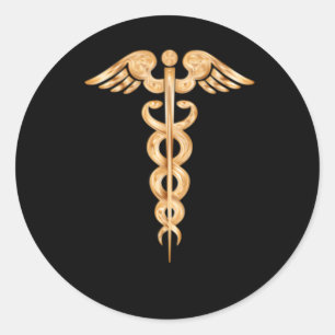 Adesivo Símbolo profissional médico de Caduceus