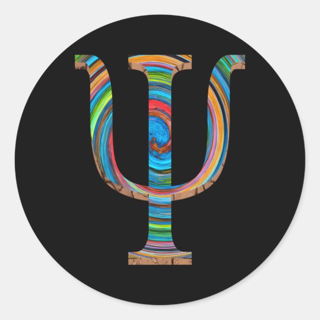 Adesivo Símbolo Psicólogos Estudantes de Psicologia (Frente)