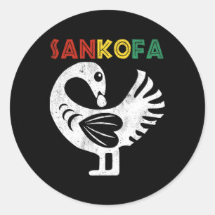 Adesivo Símbolo Sankofa 11 Gana Adinkra Sankofa