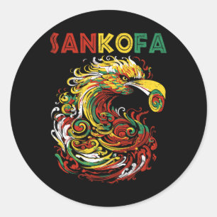 Adesivo Símbolo Sankofa Adinkra Sankofa, dezenove Gana