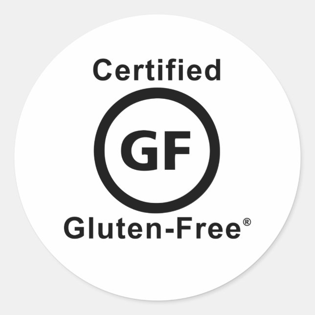 Adesivo Símbolo sem Gluten certificado (Frente)