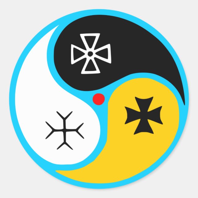 Adesivo Símbolo SEX do Assianismo (Frente)