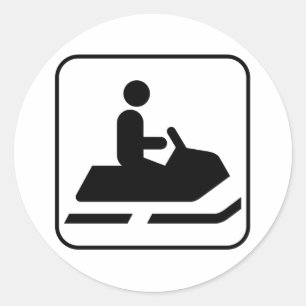 Adesivo Símbolo Snowmobile Sticker