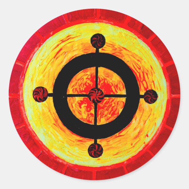 Adesivo Símbolo solar Celta (Frente)