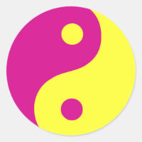 Símbolo Taoísta Yin Yang Rosa