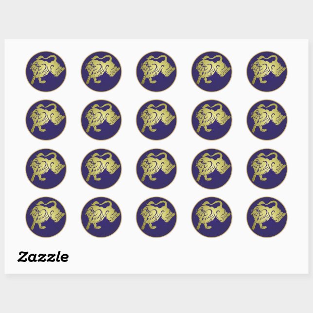 Adesivo Símbolo Taurus Zodiac (Folha)