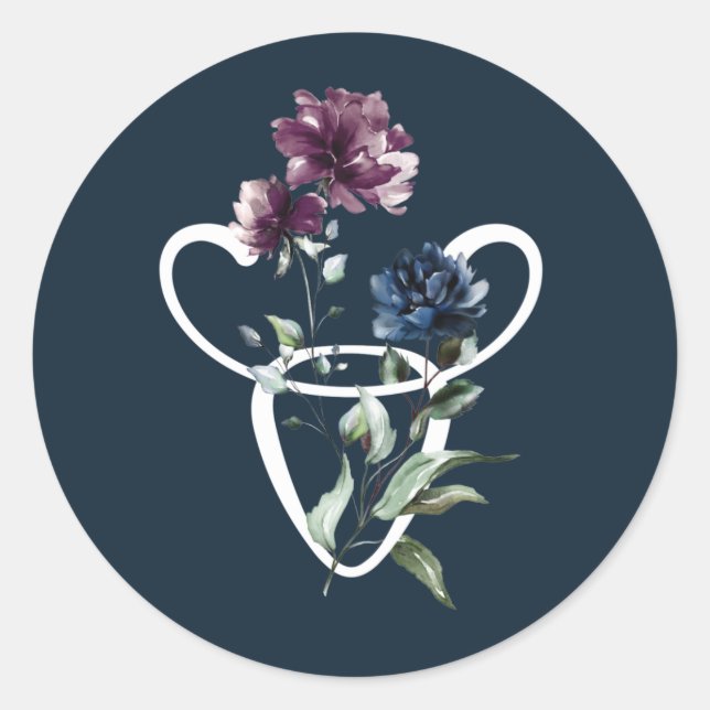 Adesivo Símbolo Taurus Zodiac (Frente)