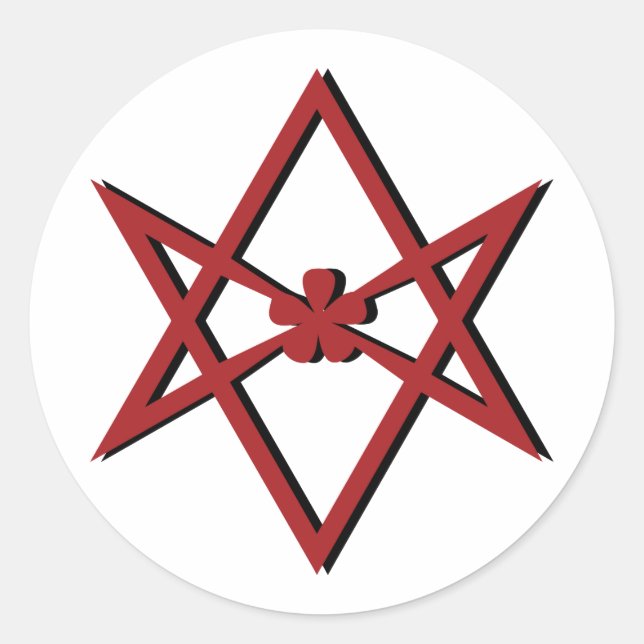 Adesivo Símbolo Thelema (Frente)