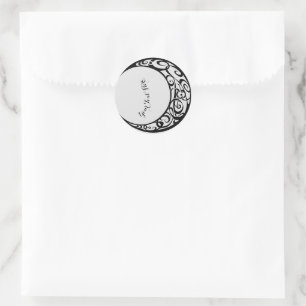Adesivo Símbolo Tribal da Lua Personalizado