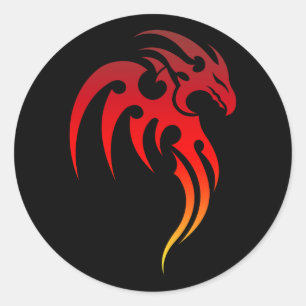 Adesivo Símbolo tribal de Phoenix da ascensão