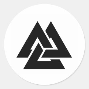 Adesivo Símbolo Valknut triquetra
