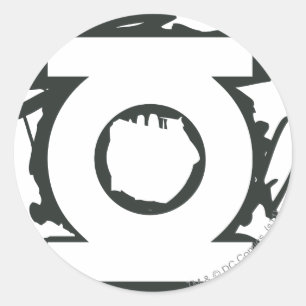 Adesivo Símbolo verde do marcador da lanterna