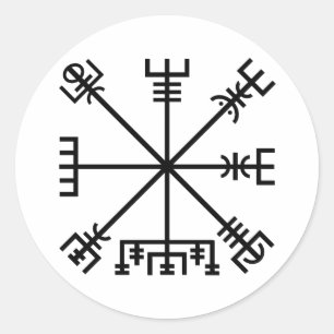 Adesivo Símbolo Viquingue Vegvisir
