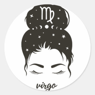 Adesivo Símbolo Virgo Zodiac