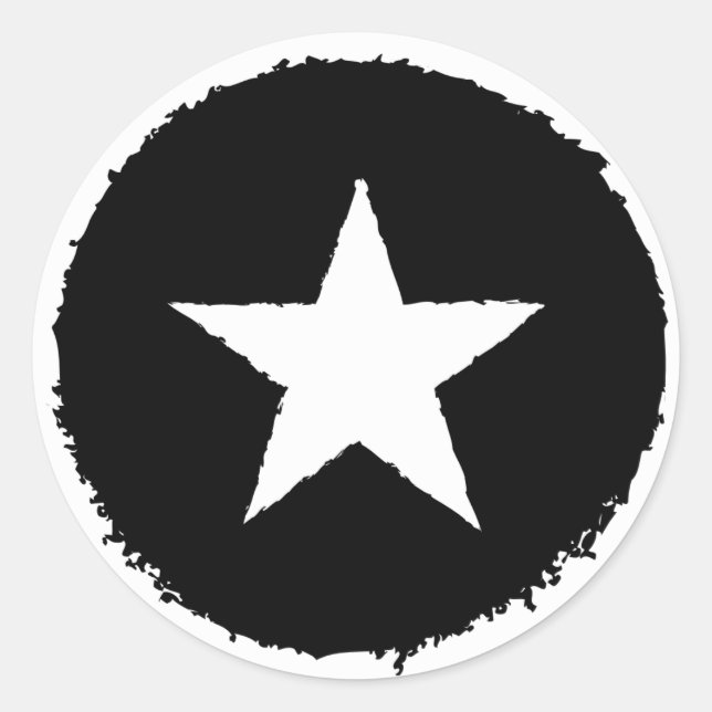 Adesivo Símbolo White Star Guerra do Exército Patriótico (Frente)