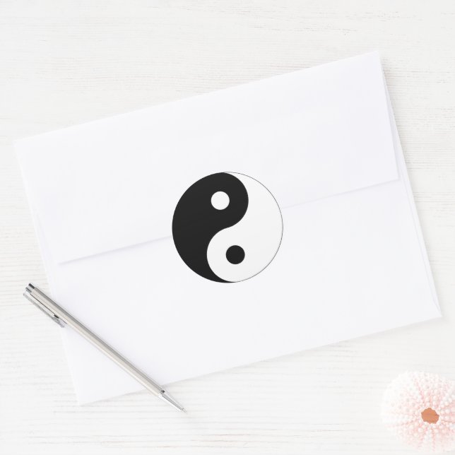 Adesivo Símbolo Yin Yang (Envelope)