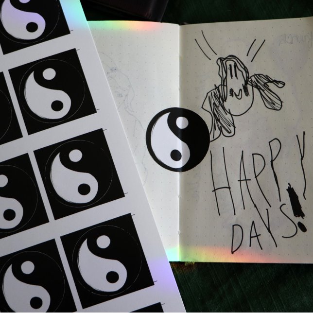 Adesivo Símbolo Yin Yang Dark and Light (Criador carregado)