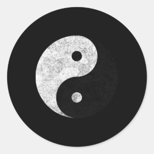 Adesivo Símbolo Yin Yang Tao Taijitu Yoga Paz Amor