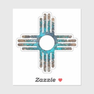 Adesivo Símbolo Zia Sun