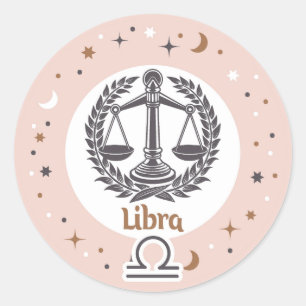 Adesivo Símbolo Zodiac Libra