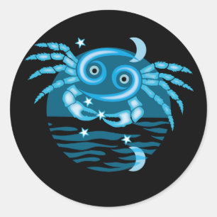 Adesivo Símbolo Zodiac Star - Símbolo do Cancer