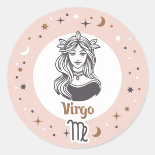 Adesivo Símbolo Zodiac Virgo