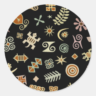 Adesivo Símbolos Adinkra Africanos
