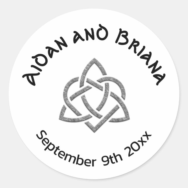 Adesivo Símbolos celtas e folhagem (Frente)