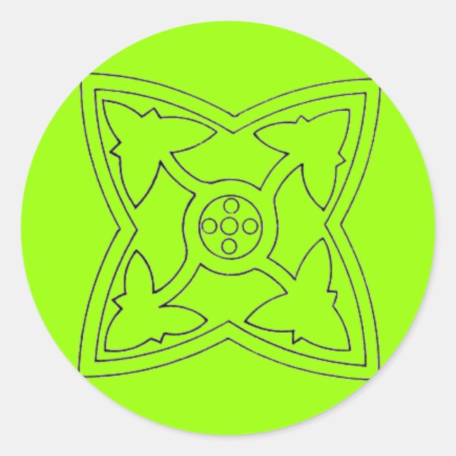 Adesivo Símbolos Cristãos Sticker (Frente)