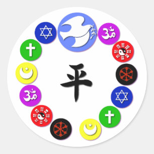 Adesivo Símbolos da religião do mundo