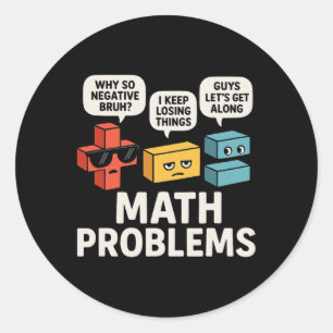 Adesivo Símbolos de Problemas Matemáticos Professor Divert