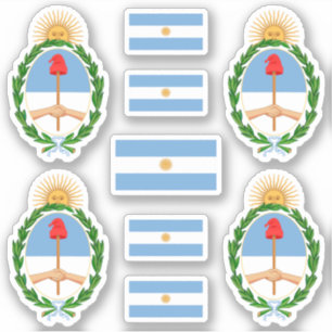 Adesivo Símbolos do Estado argentino / casaco de armas e b