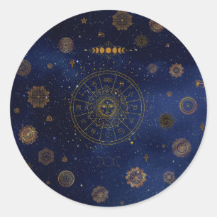 Adesivo Símbolos Mágicos da Proteção Mandala Bruxa Pag