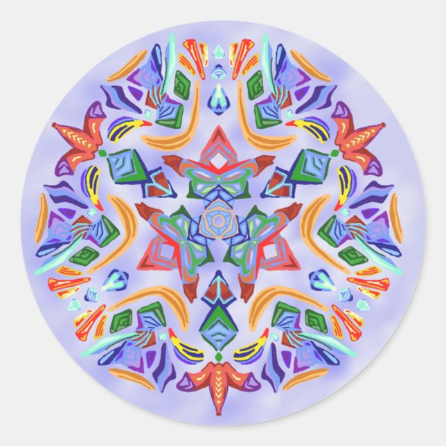 Adesivo Simetria de cristal (Sticker) (Frente)