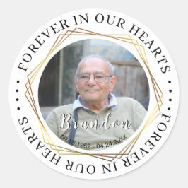 Adesivo Simpatia Funeral Foto Memorial Sticker