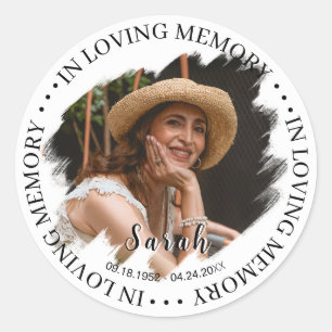 Adesivo Simpatia Funeral Foto Memorial Sticker