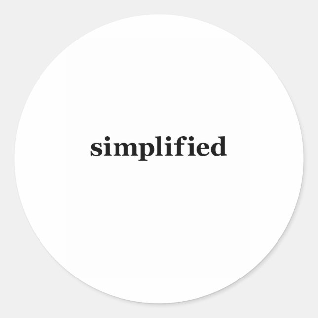 Adesivo Simpificado (Frente)