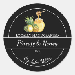 Adesivo Simple Homemade Pineapple infused Honey Label