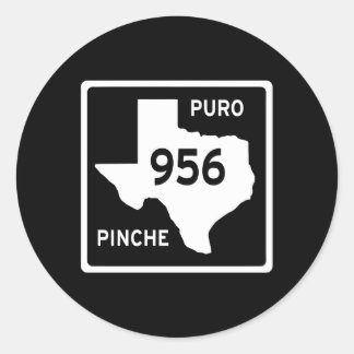 Adesivo Simple Puro Che 956 Texas Road Sign