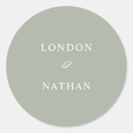 Adesivo Simple Sage Green Greenery