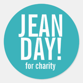Adesivo Simple Teal Jean Day Stickers