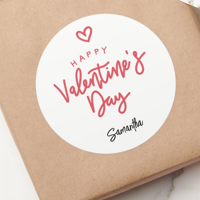 Adesivo Simple Valentine's Day Favor (Criador carregado)
