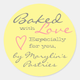 Adesivo Simples Amarelo feito com pasto cardíaco colorido