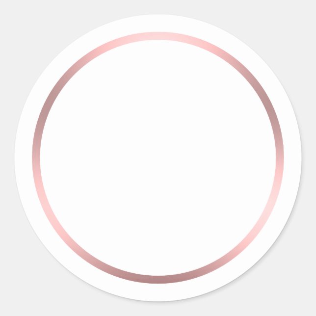 Adesivo Simples aspecto branco e rosa com metal escovado (Frente)